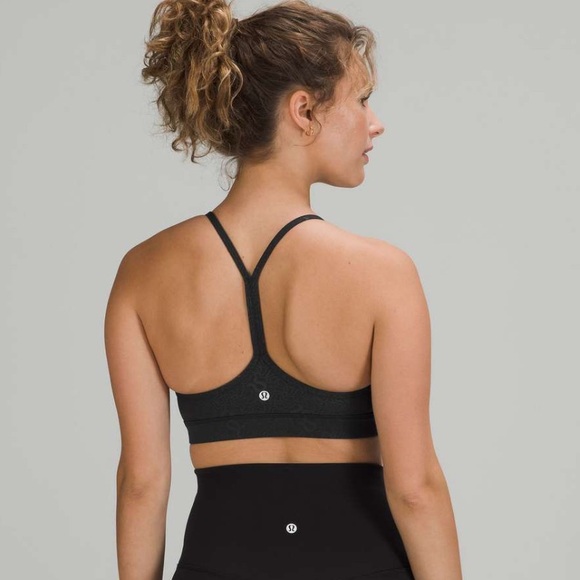 lululemon athletica Black Flow Y Nulu Bra size 10 - Picture 2 of 7